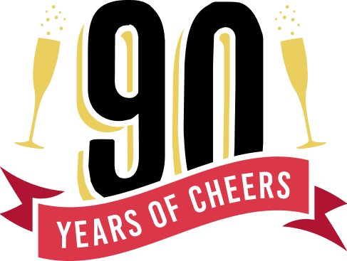 90 Years of Cheers logo